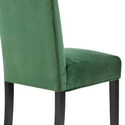 Maidwell Set Of 2 Green Velvet Dining Chairs -Daals DCH LW8116 GREENVEL 2P detail3