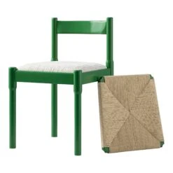 Minley 2-in-1 Dining Chair, Palm Green High Gloss -Daals DHC 241 PALMGREEN GLOS WB3