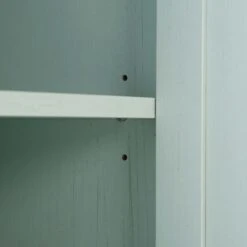 Frances Woven Rattan 1-Door Bathroom Cabinet, Mint -Daals FT BAC 01 SAGE detail4