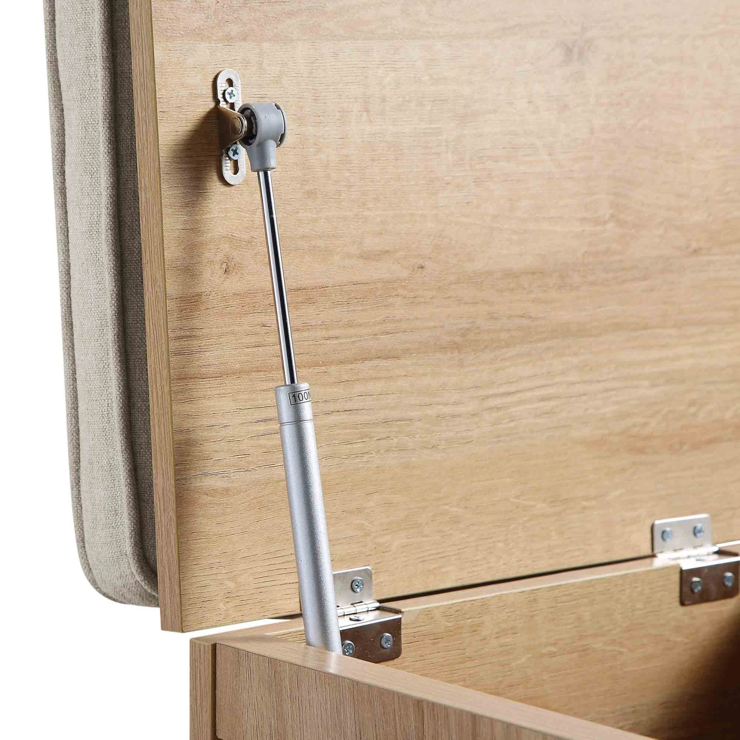 Frances Woven Rattan Single Storage Stool With Cushion, Natural 12 Frances Woven Rattan Single Storage Stool With Cushion, Natural - Image 12