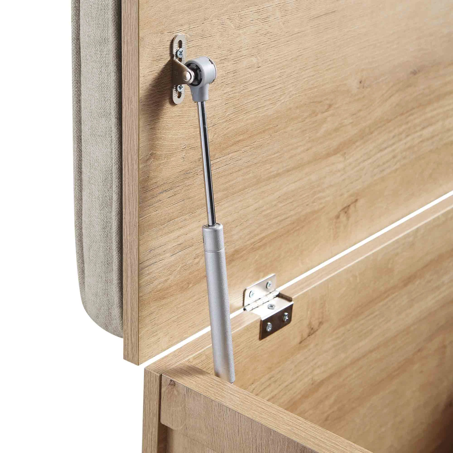 Frances Woven Rattan Double Storage Stool With Cushion, Natural 13 Frances Woven Rattan Double Storage Stool With Cushion, Natural - Image 13