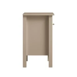 Oakham 1-Drawer Bedside Table, Deep Greige -Daals FT BST 06 BEIGE WB4