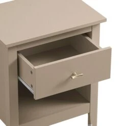 Oakham 1-Drawer Bedside Table, Deep Greige -Daals FT BST 06 BEIGE detail2