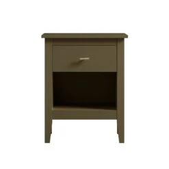 Oakham 1-Drawer Bedside Table, Olive Grove -Daals FT BST 06 DOLIVE WB1