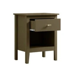 Oakham 1-Drawer Bedside Table, Olive Grove -Daals FT BST 06 DOLIVE WB3