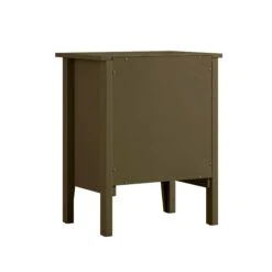 Oakham 1-Drawer Bedside Table, Olive Grove -Daals FT BST 06 DOLIVE WB5