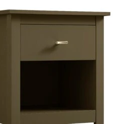 Oakham 1-Drawer Bedside Table, Olive Grove -Daals FT BST 06 DOLIVE detail1
