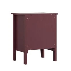 Oakham 1-Drawer Bedside Table, Wild Cherry -Daals FT BST 06 PRED WB5