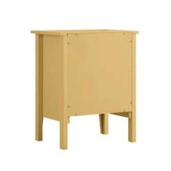 Oakham 1-Drawer Bedside Table, Rattan Yellow -Daals FT BST 06 SAFYEL WB5