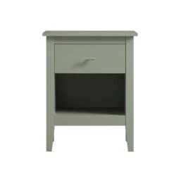 Oakham 1-Drawer Bedside Table, Desert Sage -Daals FT BST 06 SAGE WB1