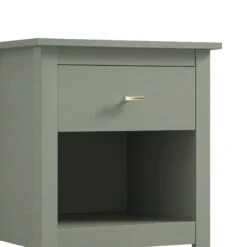Oakham 1-Drawer Bedside Table, Desert Sage -Daals FT BST 06 SAGE detail1