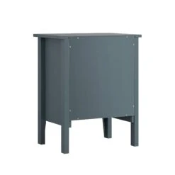 Oakham 1-Drawer Bedside Table, Stormy Blue -Daals FT BST 06 STORM WB5
