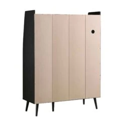 Frances Woven Rattan Kitchen Cabinet, Black 23 Frances Woven Rattan Kitchen Cabinet, Black -Daals FT BUFFET 01 BLACK WB6