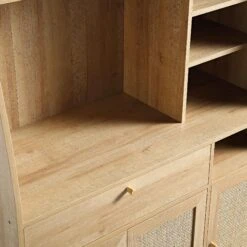 Frances Woven Rattan Kitchen Cabinet, Natural -Daals FT BUFFET 01 NAT detail2
