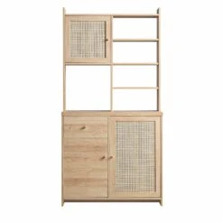 Frances Woven Rattan Dresser, Natural -Daals FT BUFFET 02 NAT WB1