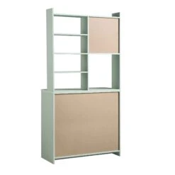 Frances Woven Rattan Dresser, Mint -Daals FT BUFFET 02 SAGE WB7