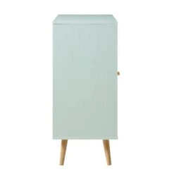 Frances Woven Rattan Drinks Cabinet, Mint -Daals FT CAB 02 SAGE WB4