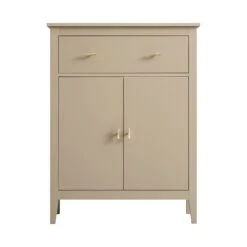 Oakham Small Sideboard With Drawer, Deep Greige -Daals FT CAB 06 BEIGE WB1