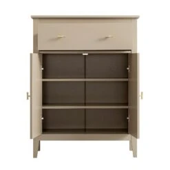 Oakham Small Sideboard With Drawer, Deep Greige -Daals FT CAB 06 BEIGE WB3