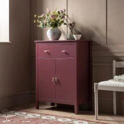 Oakham Small Sideboard With Drawer, Wild Cherry -Daals FT CAB 06 PRED scene2