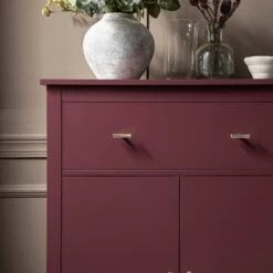 Oakham Small Sideboard With Drawer, Wild Cherry -Daals FT CAB 06 PRED scene3