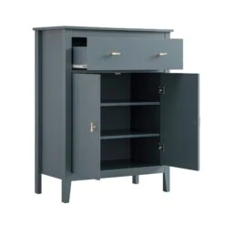Oakham Small Sideboard With Drawer, Stormy Blue 26 Oakham Small Sideboard With Drawer, Stormy Blue -Daals FT CAB 06 STORM WB4