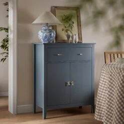 Oakham Small Sideboard With Drawer, Stormy Blue