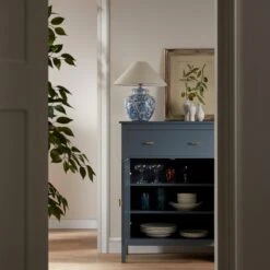 Oakham Small Sideboard With Drawer, Stormy Blue 18 Oakham Small Sideboard With Drawer, Stormy Blue -Daals FT CAB 06 STORM scene2