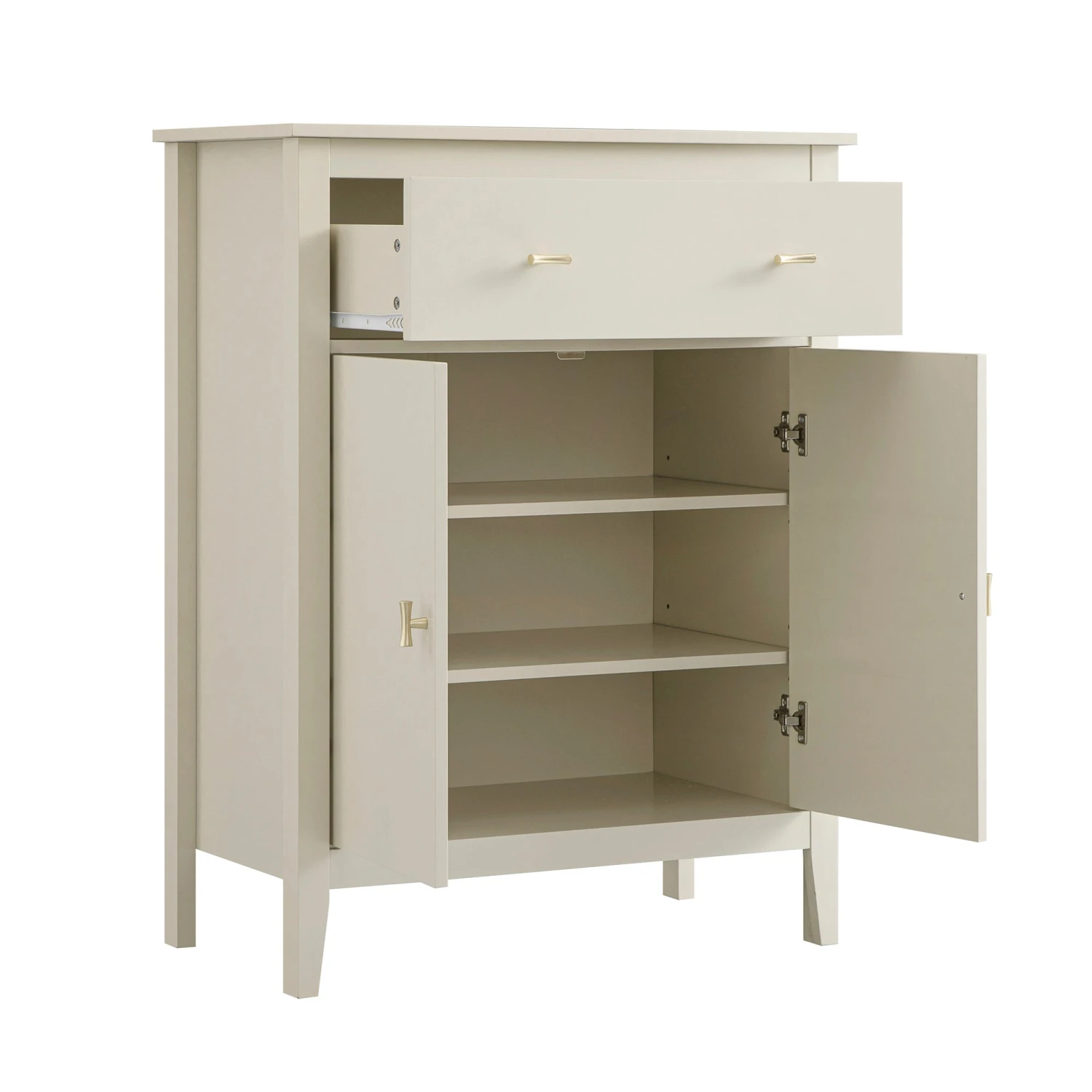 Oakham Small Sideboard With Drawer, Shaded White 10 Oakham Small Sideboard With Drawer, Shaded White - Image 10