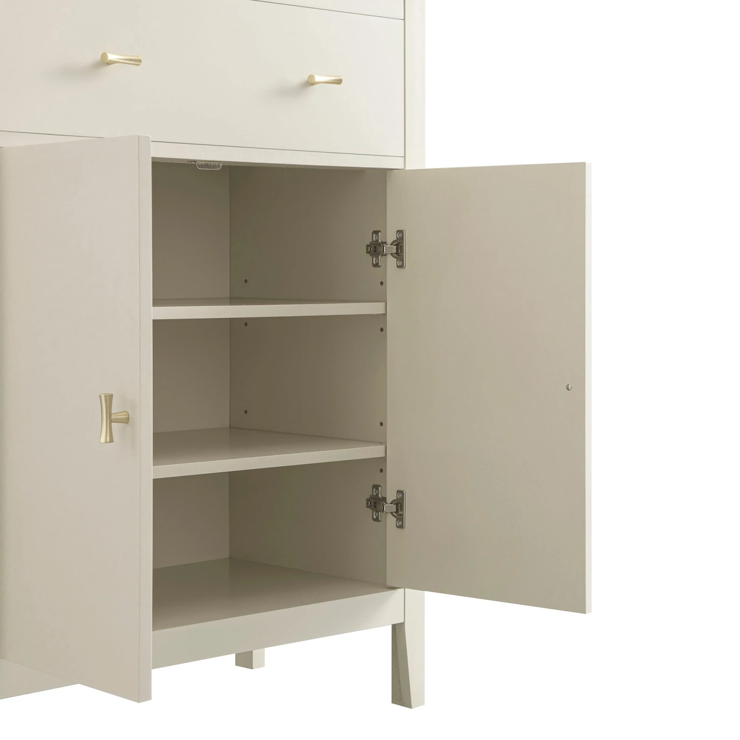 Oakham Small Sideboard With Drawer, Shaded White 15 Oakham Small Sideboard With Drawer, Shaded White - Image 15