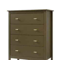 Oakham Chest Of 4 Drawers, Olive Grove -Daals FT COD 07 DOLIVE detail1