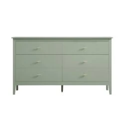 Oakham Chest Of 6 Drawers, Desert Sage -Daals FT COD 08 SAGE WB1