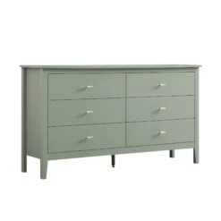Oakham Chest Of 6 Drawers, Desert Sage -Daals FT COD 08 SAGE WB2