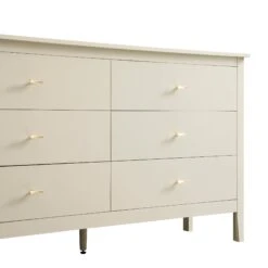 Oakham Chest Of 6 Drawers, Shaded White -Daals FT COD 08 WHITE detail1