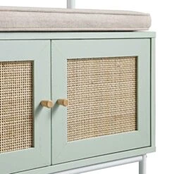 Frances Woven Hallway Unit With Cushion, Mint -Daals FT CTRACK 01 SAGE detail1