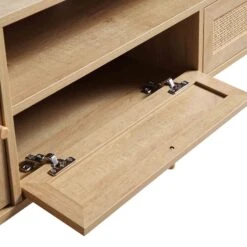 Frances Woven Rattan 200cm Wide TV Unit, Natural -Daals FT LGTV 06 NAT detail2