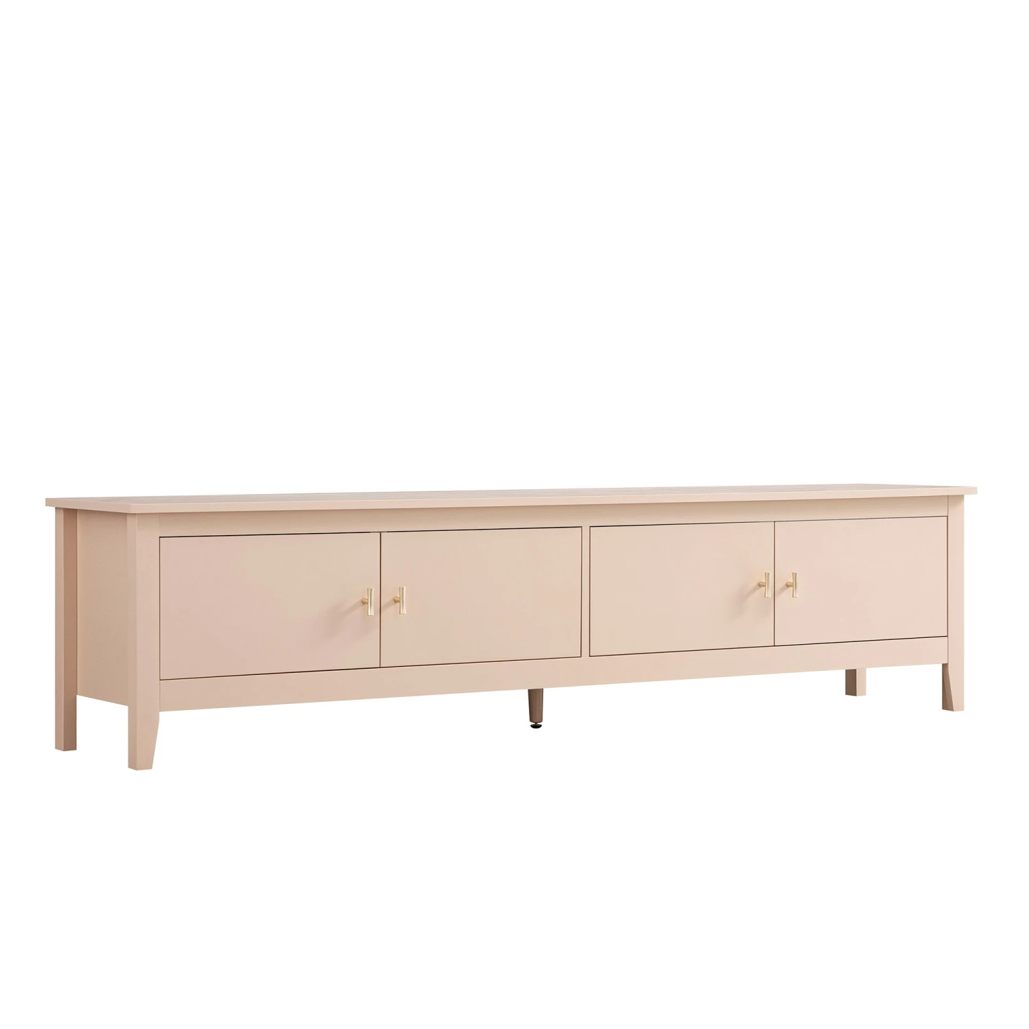 Oakham 180cm Wide TV Unit, Nude Pink 2 Oakham 180cm Wide TV Unit, Nude Pink - Image 2