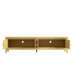 Oakham 180cm Wide TV Unit, Rattan Yellow -Daals FT LGTV 07 SAYFEL WB3