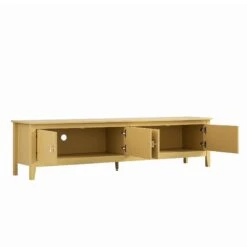 Oakham 180cm Wide TV Unit, Rattan Yellow -Daals FT LGTV 07 SAYFEL WB4