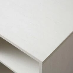 Frances Woven Rattan 1-Door Cabinet In White -Daals FT SB 002 WHITE detail3