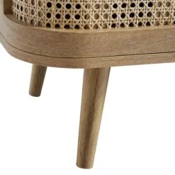 Izzy Curved Rattan Large 3-Door Sideboard, Natural -Daals FT SB 03 NAT detail6