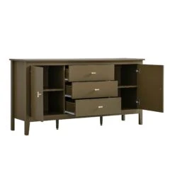 Oakham Wide Sideboard With Drawers, Olive Grove -Daals FT SB 04 DOLIVE WB4