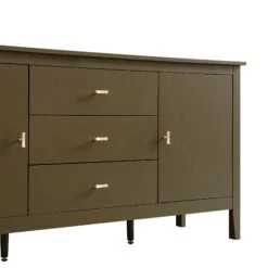 Oakham Wide Sideboard With Drawers, Olive Grove -Daals FT SB 04 DOLIVE detail2