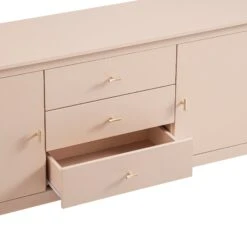 Oakham Wide Sideboard With Drawers, Nude Pink -Daals FT SB 04 NUDE detail2