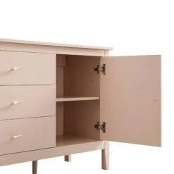 Oakham Wide Sideboard With Drawers, Nude Pink -Daals FT SB 04 NUDE detail3