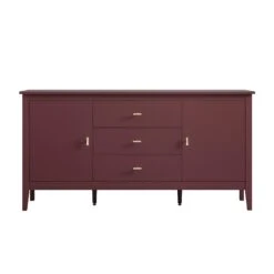Oakham Wide Sideboard With Drawers, Wild Cherry 24 Oakham Wide Sideboard With Drawers, Wild Cherry -Daals FT SB 04 PRED WB1