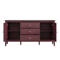 Oakham Wide Sideboard With Drawers, Wild Cherry 27 Oakham Wide Sideboard With Drawers, Wild Cherry -Daals FT SB 04 PRED WB3