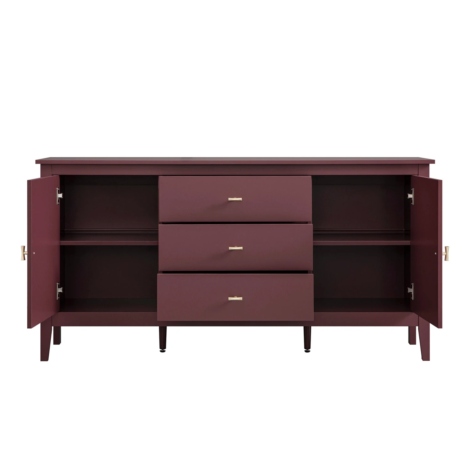 Oakham Wide Sideboard With Drawers, Wild Cherry 11 Oakham Wide Sideboard With Drawers, Wild Cherry - Image 11