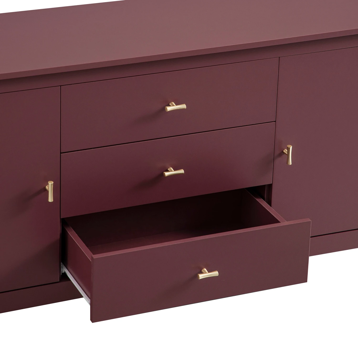 Oakham Wide Sideboard With Drawers, Wild Cherry 15 Oakham Wide Sideboard With Drawers, Wild Cherry - Image 15