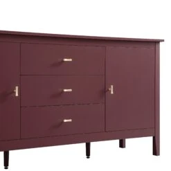 Oakham Wide Sideboard With Drawers, Wild Cherry 32 Oakham Wide Sideboard With Drawers, Wild Cherry -Daals FT SB 04 PRED detail2
